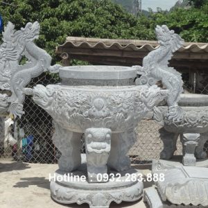 Mẫu Lư Hương Bằng Đá -LH02