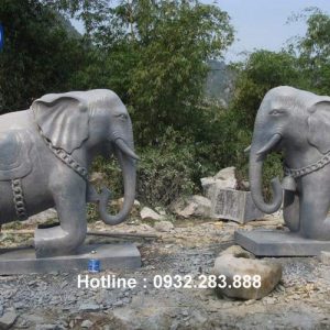 Tượng Voi Bằng Đá -VD10