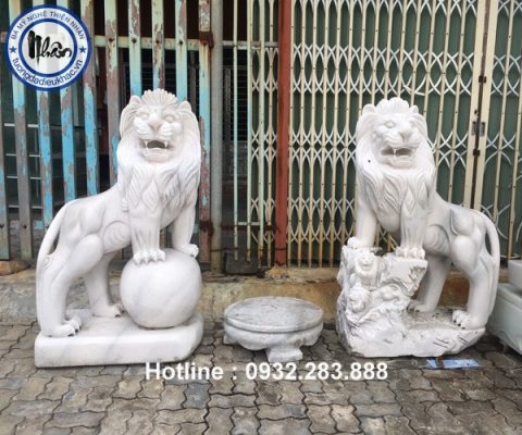 Tượng Sư Tử Bằng Đá -ST18